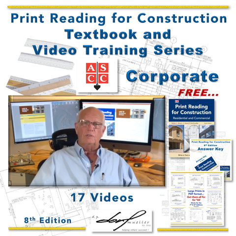 ASCC Corporate Print  Reading  for  Construction,  8th Ed...  Video  Training  Series